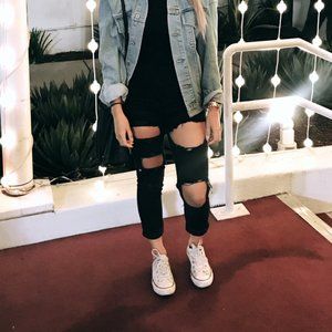 Flying Monkey Cut Out Jeans